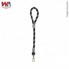 32729 - GUIA ROLICA GROSSA 14MM 60CM PRETA