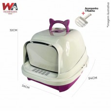 32913 - BANHEIRO DO GATO MEC ROSA