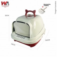 32914 - BANHEIRO DO GATO MEC VERMELHO