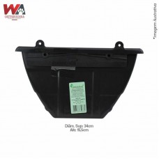 32788 - VASO DE PAREDE N.02 PRETO