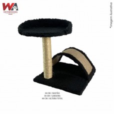 33142 - ARRANHADOR TORRE COM RAMPA PRETO