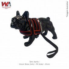 32908 - GUIA C/PEIT LUXO GD PORTE M LARANJA