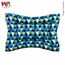 33127 - COLCHAO EXTRA GG 80X110CM PUZZLE AZUL