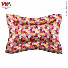 33123 - COLCHAO EXTRA GG 80X110CM PUZZLE ROSA