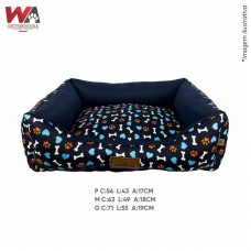 33225 - CAMA LOVE DOGS AZUL MR G