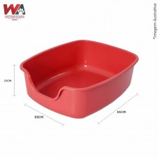 33261 - BANHEIRA GATO FUNDA BIG VERMELHA