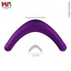 33174 - BRINQ BOOMERANG MEG PORTE ROXO NEON