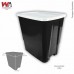 CONTAINER P/RACAO 20KG PRETO