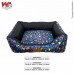 CAMA ANIMAL PRINT COLOR AZUL G