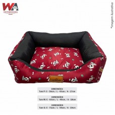 33375 - CAMA DOGUINHO VINHO P