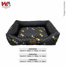 33254 - CAMA XADREZ PRETO G