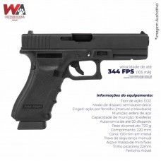 33413 - PISTOLA PRESS CO2 G17 BL 4,5MM ESF ACO