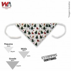 33509 - BANDANA COLECAO NATAL M SORT C/10