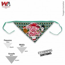33504 - BANDANA COLECAO NATAL P SORT C/10