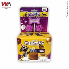 33552 - ANIVERSARIO DOOGS 80GR VELA ROSA