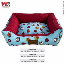 33526 - CAMA DOG N.1 AZUL CLARO G