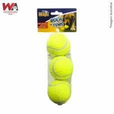 33430 - KIT BOLA DE TENIS PARA CAES C/3 UN