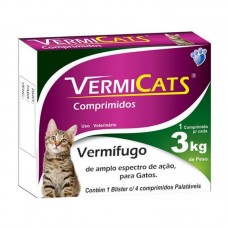 10310 - VERMICATS 600MG (3KG) 4COMP